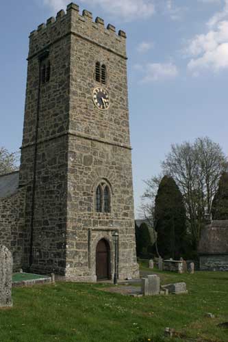 Buckland-in-the-Moor church
