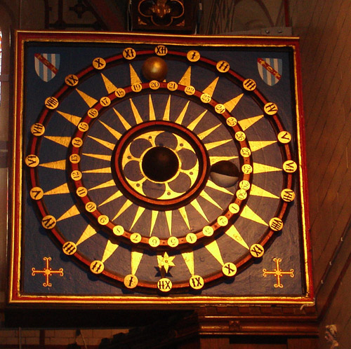 Ottery St. Mary church astronomical clock