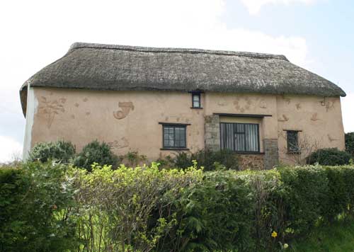 Sampford Courtney embossed cottage