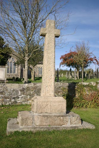 
The village cross at Peter Tavy