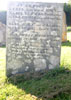 Gravestone in Tetcott Church of the Holy Cross